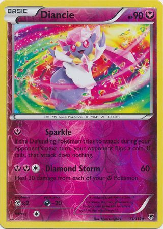 Diancie 71/119 - Reverse Holo