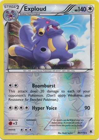 Exploud 85/119 - Reverse Holo