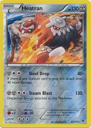 Heatran 63/1119 - Reverse Holo