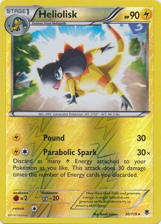 Heliolisk 30/119 - Reverse Holo