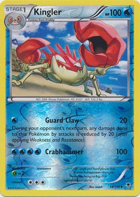 Kingler 14/119 - Reverse Holo-Kantocards