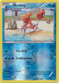 Krabby 13/119 - Reverse Holo-Kantocards