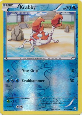 Krabby 13/119 - Reverse Holo