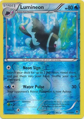Lumineon 19/119 - Reverse Holo