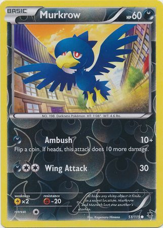 Murkrow 51/119 - Reverse Holo