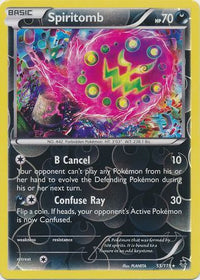 Spiritomb 55/119 - Reverse Holo-Kantocards