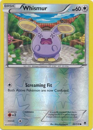 Whismur 83/119 - Reverse Holo