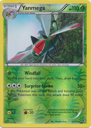 Yanmega 4/119 - Reverse Holo