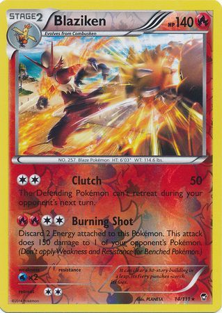 Blaziken 14/111 - Reverse Holo