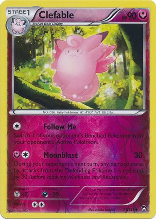 Clefable 71/111 - Reverse Holo