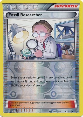 Fossil Researcher 92/111 - Reverse Holo