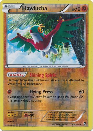 Hawlucha 63/111 - Reverse Holo
