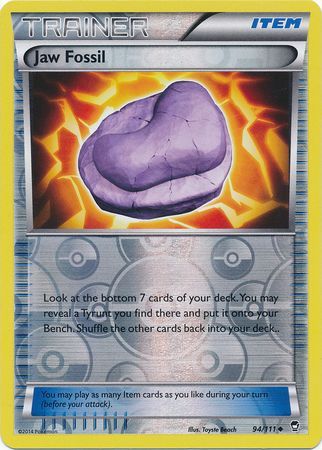 Jaw Fossil 94/111 - Reverse Holo