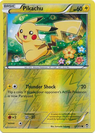 Pikachu 27/111 - Reverse Holo