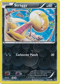 Scraggy 66/111 - Reverse Holo-Kantocards