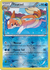 Floatzel 29/106 - Reverse Holo-Kantocards