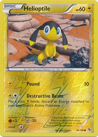 Helioptile 36/106 - Reverse Holo-Kantocards