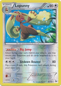Lopunny 85/106 - Reverse Holo-Kantocards
