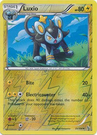 Luxio 33/106 - Reverse Holo-Kantocards