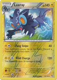 Luxray 34/106 - Reverse Holo-Kantocards