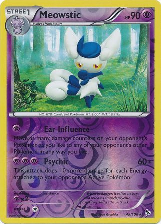 Meowstic 43/106 - Reverse Holo
