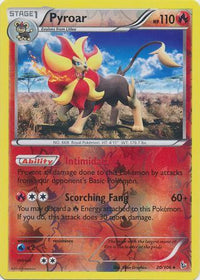 Pyroar 20/106 - Reverse Holo-Kantocards