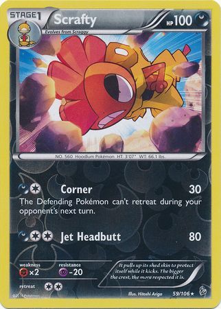 Scrafty 59/106 - Reverse Holo