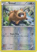 Bidoof 106/146 - Reverse Holo-Kantocards