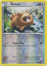 Bidoof 106/146 - Reverse Holo-Kantocards