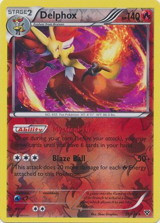 Delphox 26/146 - Reverse Holo