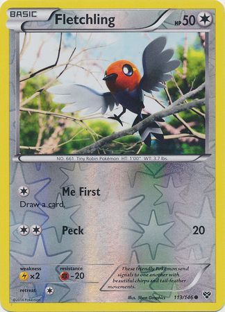 Fletchling 113/146 - Reverse Holo