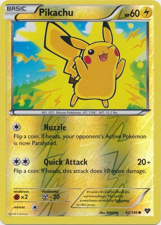 Pikachu 42/146 - Reverse Holo