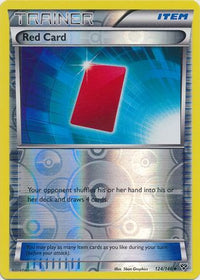 Red Card 124/146 - Reverse Holo-Kantocards