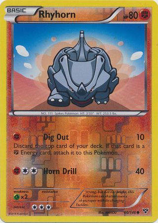 Rhyhorn 60/146 - Reverse Holo