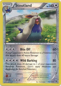 Stoutland 110/146 - Reverse Holo-Kantocards