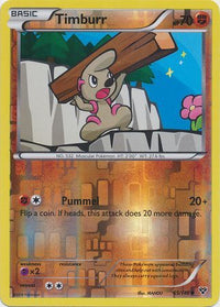 Timburr 65/146 - Reverse Holo-Kantocards