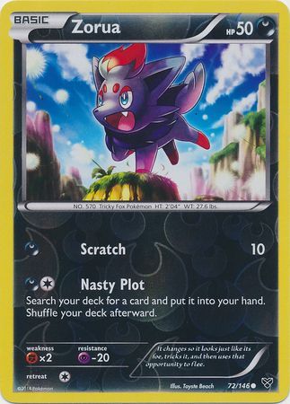 Zorua 72/146 - Reverse Holo