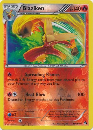 Blaziken 28/160 - Reverse Holo