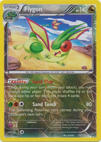 Flygon 110/160 - Reverse Holo-Kantocards