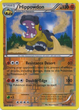 Hippowdon 88/160 - Reverse Holo