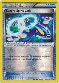 Kyogre Spirit Link 132/160 - Reverse Holo-Kantocards