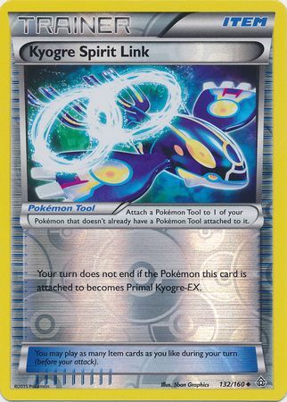 Kyogre Spirit Link 132/160 - Reverse Holo