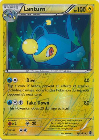 Lanturn 58/160 - Reverse Holo