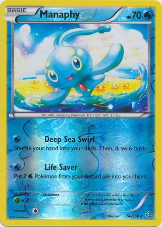 Manaphy 56/160 - Reverse Holo