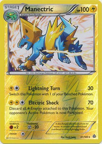 Manectric 61/160 - Reverse Holo-Kantocards