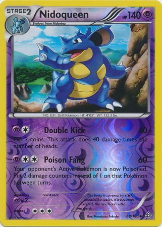 Nidoqueen 68/160 - Reverse Holo