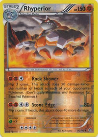 Rhyperior 76/160 - Reverse Holo-Kantocards