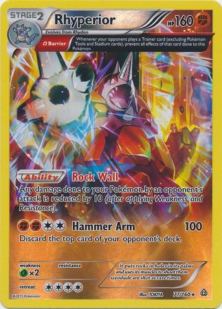 Rhyperior 77/160 - Reverse Holo