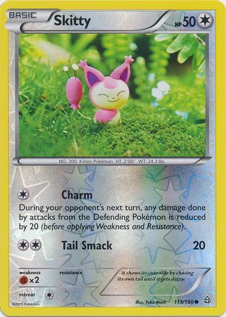 Skitty 113/160 - Reverse Holo
