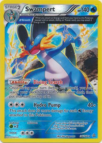 Swampert 36/160 - Reverse Holo-Kantocards